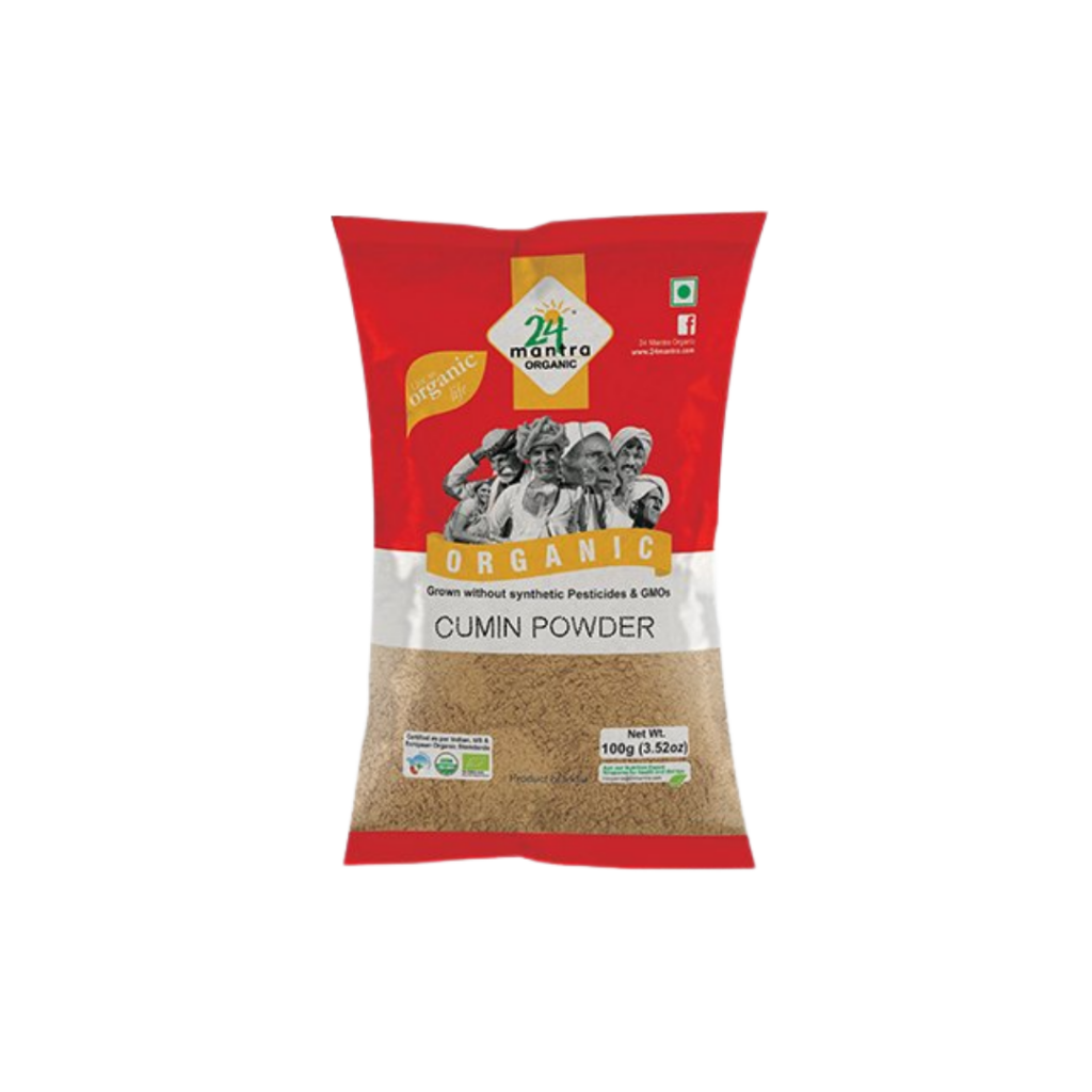 24 Mantra Organic Cumin Powder 100gms. - De Indian Mart